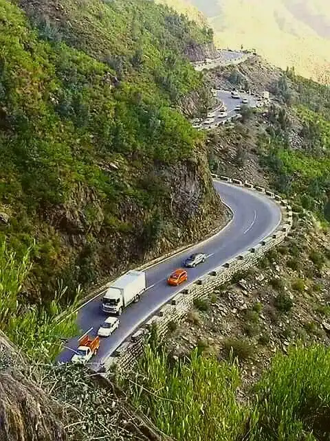 A scenic northern Pakistan road-trip landscape